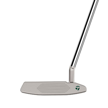 TaylorMade TP Reserve B13 Small Slant Golf Putter on white background showing the face of the club
