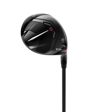 Titleist TSR2+ Fairway Wood on a white background showing the sole of the club