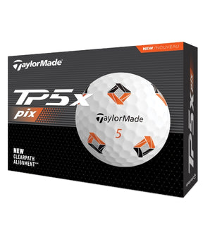 TaylorMade TP5x Pix 3.0 2024 Golf Balls (Dozen)
