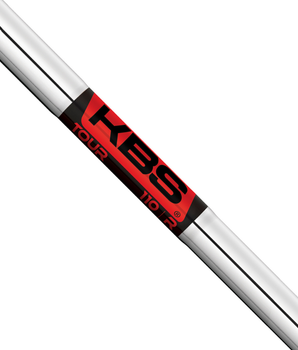 KBS Tour (.355 Taper) with silver shaft and a red and black label reading KBS Tour.